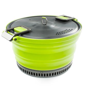 GSI Outdoors zložljiv lonec Escape HS Pot 3 l, zelen