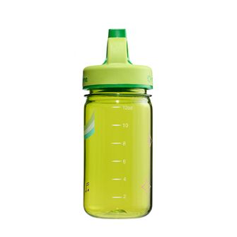 Nalgene Otroška steklenička za vodo Grip-n-Gulp Sustain 0,35 l s pokrovom zelena, glasbeni lev