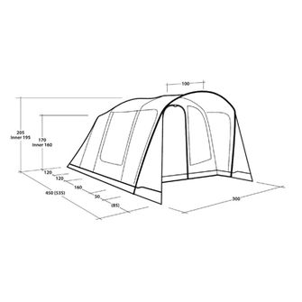 Outwell Šotor Sunhill 5 Air za 5 oseb