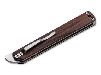 Böker Plus Wasabi Cocobolo, zložljivi žepni nož, 7,2 cm, lesen