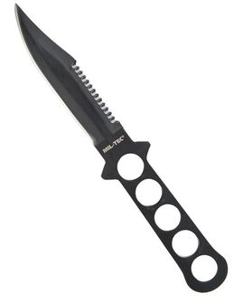 Mil-tec potapljaški nož, črn