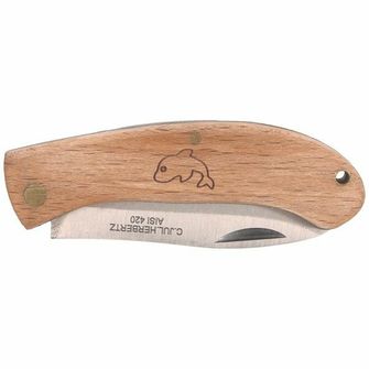 Otroški žepni nož Herbertz 6 cm, bukov les, motiv delfina
