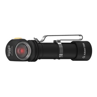 ArmyTek Wizard C2 WR Magnet Bela in rdeča LED čelna svetilka z magnetnim držalom 1100 lm moč baterije 3 h 65 g