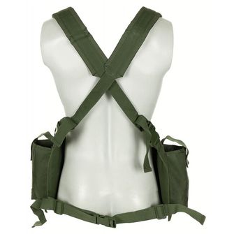 MFH taktični telovnik Chest Rig, 9 žepov, OD zelena