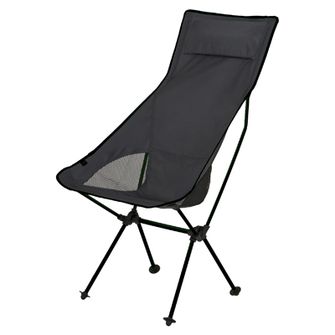 BasicNature ultralahek potovalni stol High Rest Black