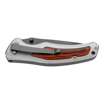 Enoročni žepni nož Herbertz 7,5 cm, aluminij, les Pakka in aluminij