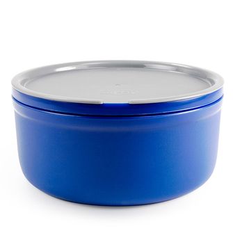 GSI Outdoors Neoprenski izolirani komplet skodelice in krožnika 591 ml, modra