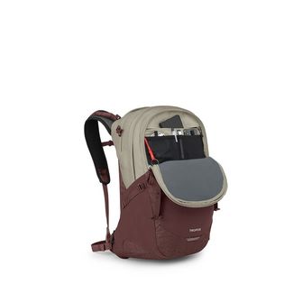 OSPREY mestni nahrbtnik TROPOS,  sawdust tan/raisin red