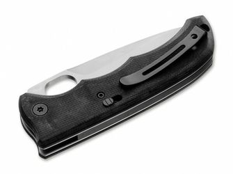 Böker Plus Amsterdam dvojni žepni nož 8,5 cm, črn, G10