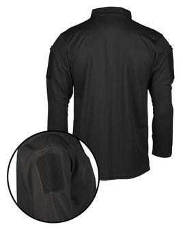 Mil-Tec  Taktična polo majica z dolgimi rokavi, črna