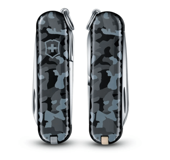 Victorinox Navy Blue Camo večnamenski nož 58 mm, modrikasta kamuflaža, 7 funkcij, blister