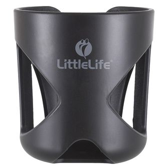 LittleLife Nosilec za steklenico ali skodelico za otroški voziček, črn