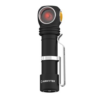 ArmyTek Wizard C2 WR Magnet Bela in rdeča LED čelna svetilka z magnetnim držalom 1100 lm moč baterije 3 h 65 g