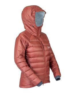 Patizon ReLight Pro Ženska zimska jakna s puhom, temno rdeča / srebrna