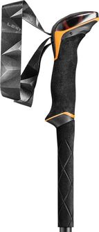 LEKI Treking palice Makalu Lite, oranžno-črna-temna antracit, 100 - 135 cm