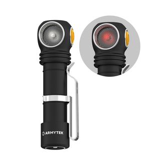 ArmyTek Wizard C2 WR Magnet Bela in rdeča LED čelna svetilka z magnetnim držalom 1100 lm moč baterije 3 h 65 g