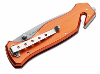 Reševalni nož Magnum Medic 8,5 cm, oranžna barva, aluminij