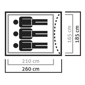 Salewa Litetrek Pro šotor za 3 osebe