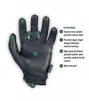 Taktične rokavice Mechanix Breacher Nomex®, črne