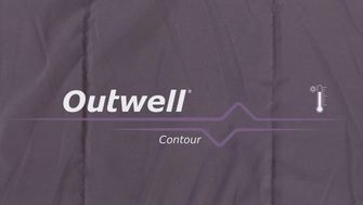 Outwell Spalna vreča Contour levi, dark purple