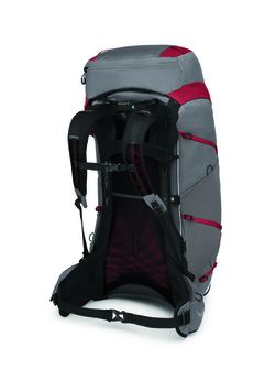 OSPREY pohodniški nahrbtnik EJA PRO 55,  dale grey/poinsettia red