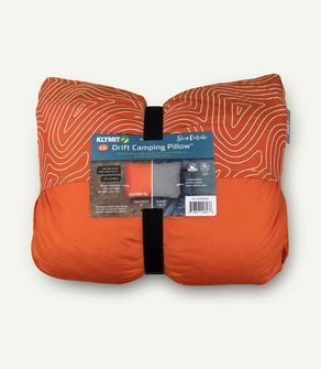 Klymit Travel Pillow Drift Pillow LARGE, oranžna