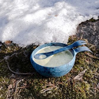 KUPILKA 33 + Spork komplet sklede in žlice z vilicami v enem, zelen