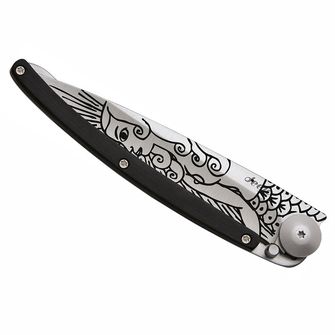 Deejo zložljivi nož Tattoo ebony wood Mermaid