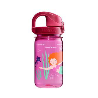 Nalgene Baby Water Bottle Grip-n-Gulp Sustain 0,35 L roza morska deklica