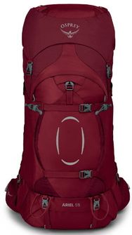 OSPREY pohodniški nahrbtnik ARIEL 55 II,  claret red