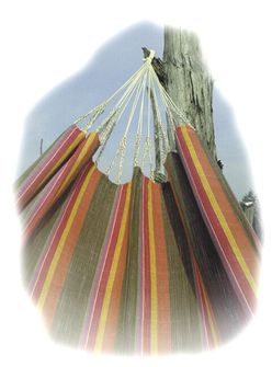 Amazonas Lambada Light Striped Garden Hammock