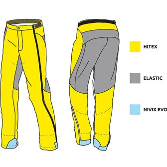 CAMP Adrenaline Pant 3.0, črna/rumena