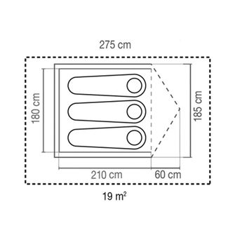 Šotor Coleman Darwin za 3 osebe