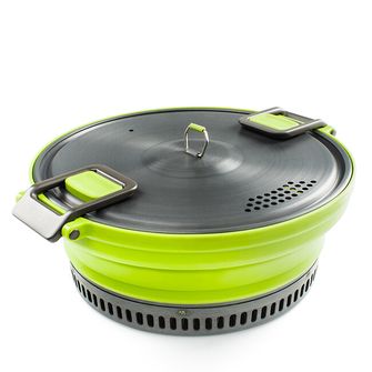 GSI Outdoors zložljiv lonec Escape HS Pot 3 l, zelen