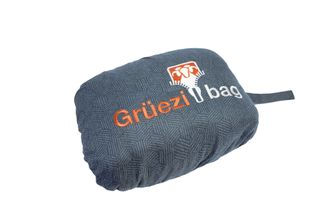 Grüezi-Bag Feater Ogrevana podloga za spalno vrečo z vmesnikom USB modra