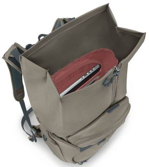 OSPREY mestni nahrbtnik METRON ROLL TOP PACK,  tan concrete