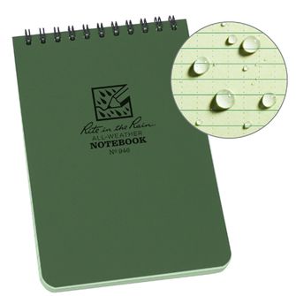 Rite in the Rain All Weather Notebook Green št. 946