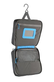 Lifeventure torba Najlonski kovček za perilo z dvema predelkoma in več žepi 22 x 18 x 8 cm siva