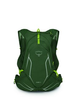 OSPREY tekaški nahrbtnik DURO 15,  seaweed green/limon