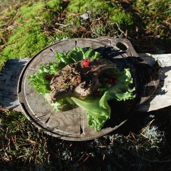 KUPILKA KAARNA M servirni krožnik, modra barva