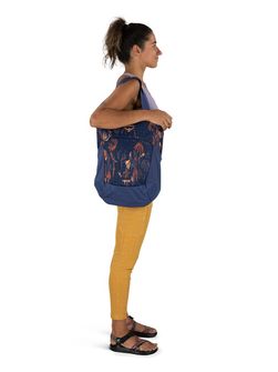 OSPREY mestni nahrbtnik DAYLITE TOTE PACK,  wild blossom print/alkaline