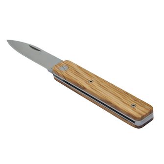 Baladeo ECO331 Žepni nož Papagayo, rezilo 7,5 cm, jeklo 420, ročaj iz olivnega lesa