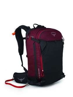 OSPREY skialp nahrbtnik SOELDEN PRO AVY 32 II,  red mountain