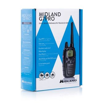 Oddajnik Midland G7 Pro, črn