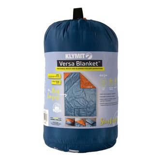 Klymit Versa Blanket™, modro-oranžna