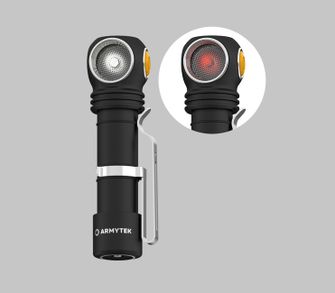 ArmyTek Wizard C2 WR Magnet Bela in rdeča LED čelna svetilka z magnetnim držalom 1100 lm moč baterije 3 h 65 g