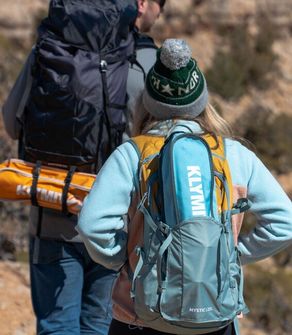 Klymit Ridgeline kratek stol za kampiranje, moder