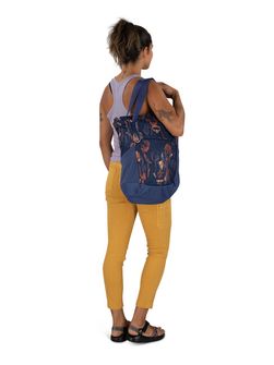 OSPREY mestni nahrbtnik DAYLITE TOTE PACK,  wild blossom print/alkaline