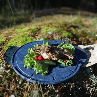 KUPILKA KAARNA M servirni krožnik, modra barva