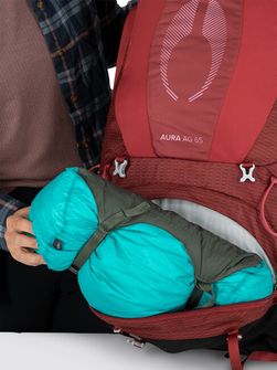 OSPREY pohodniški nahrbtnik AURA AG 65,  berry sorbet red